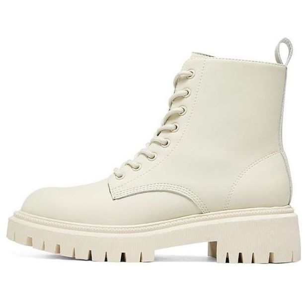 (WMNS) Skechers Modern Rugged 'White' 167344-OFWT