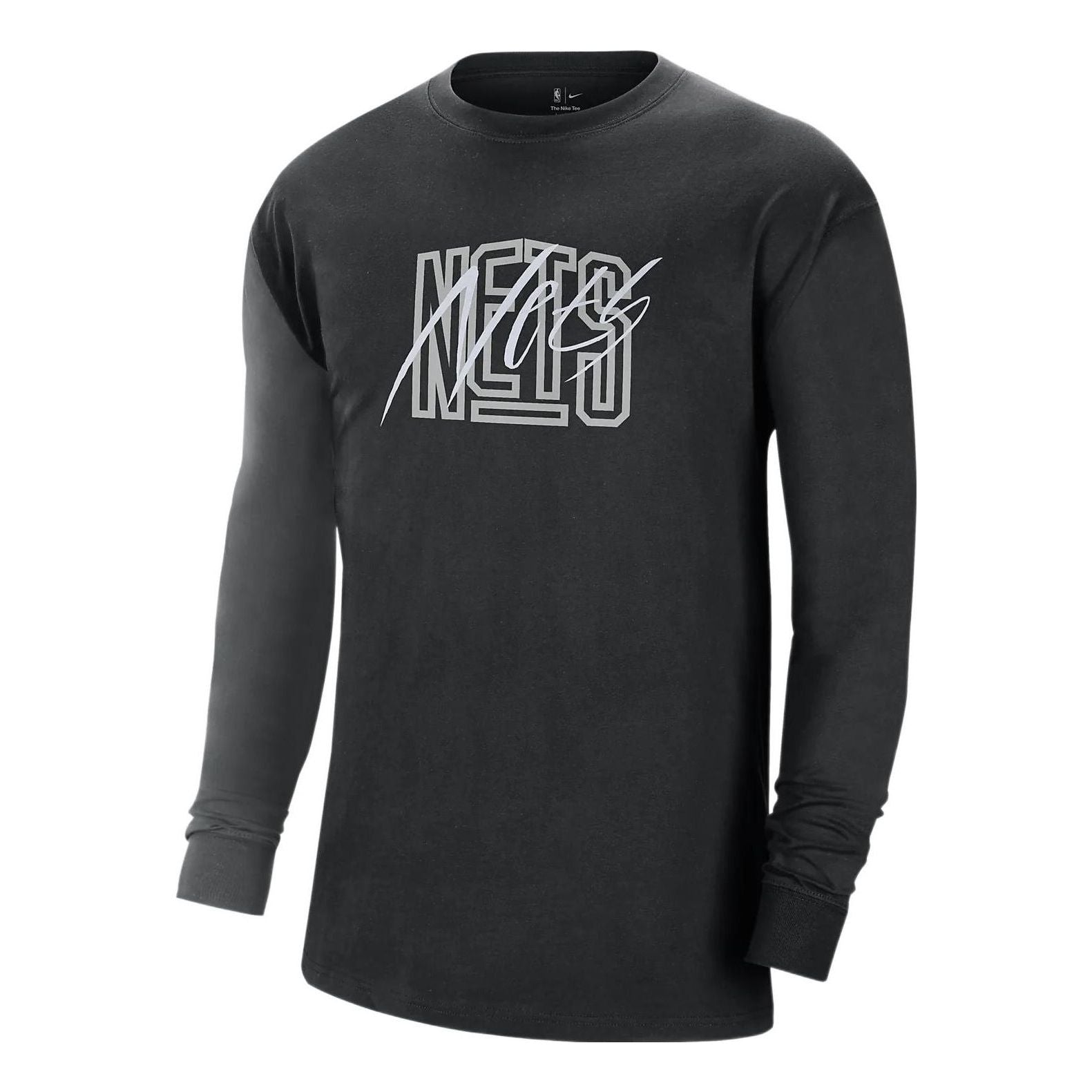 Nike NBA Long-Sleeve Max90 T-Shirt 'Brooklyn Nets Courtside' DZ0016-010