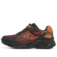 (GS) Skechers Microspec 2.0 Tromson 'Black Red Orange' 403920L-BKRD