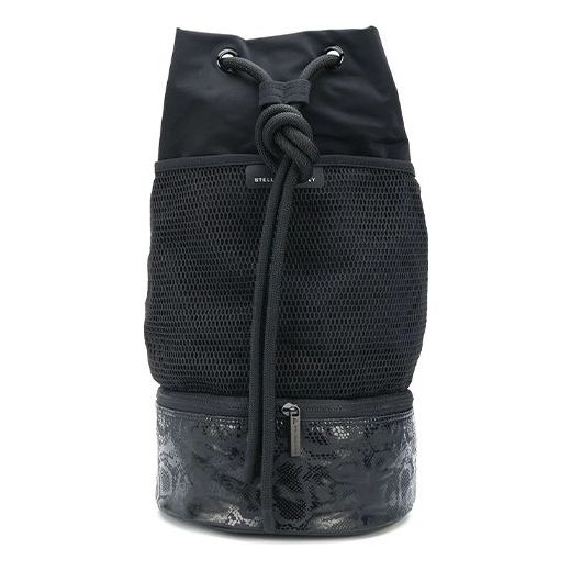 (WMNS) adidas x Stella McCartney Gym Sack Athleisure Boxing Backpack Shoulder Bag 'Black' FJ2498