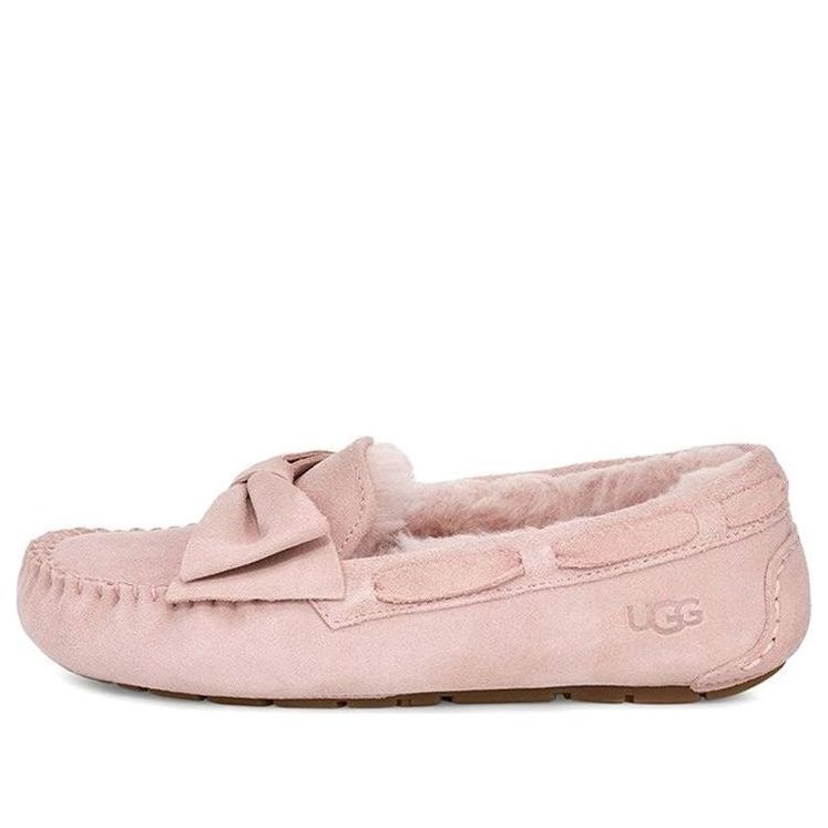 (WMNS) UGG Dakota Suede Bow Slipper 'Pink Crystal' 1106552-PCRY