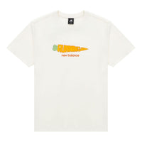 New Balance Running Graphic Tee Asia Sizing 'White Orange' AMT31331-CIC