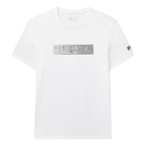 FILA Basic Minimalistic Casual Short Sleeve White F11M028134F-WT