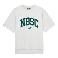 New Balance Logo T-Shirt Asia Sizing 'White Green' 5CD25353-OA