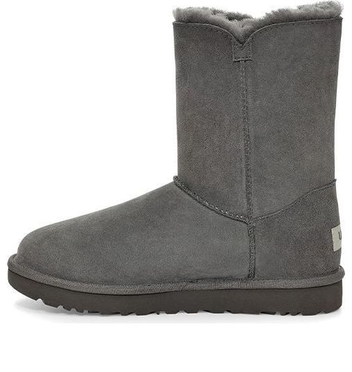 (WMNS) UGG Bailey Button UGG Charm Metallic Alphabet Version Fleece Lined 'Grey' 1114970-CHRC