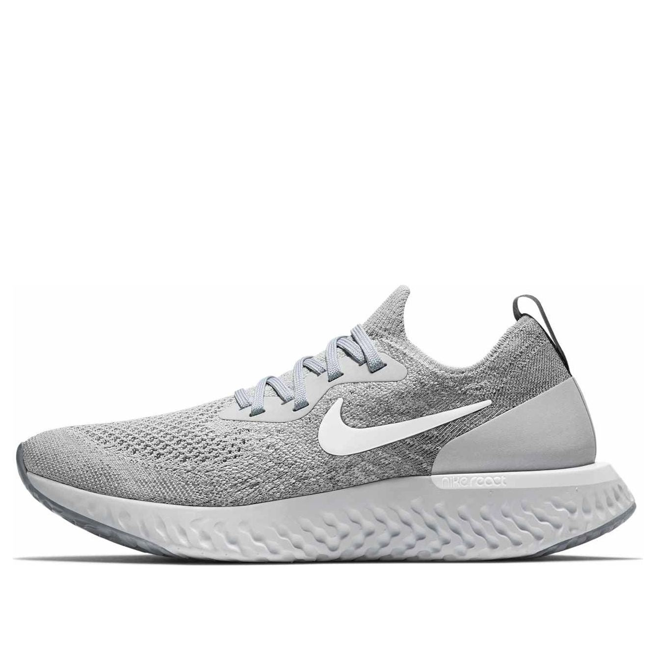 (WMNS) Nike Epic React Flyknit 'Wolf Grey' AQ0070-002