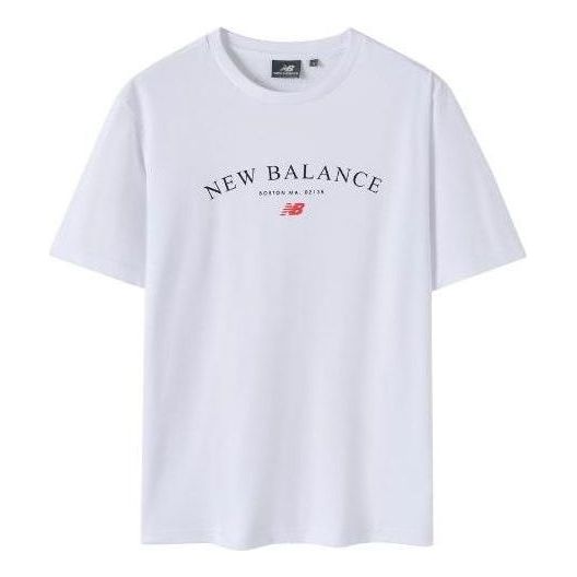 New Balance Classic Logo Printed T-Shirt Asia Sizing 'White' NE82N023-WT