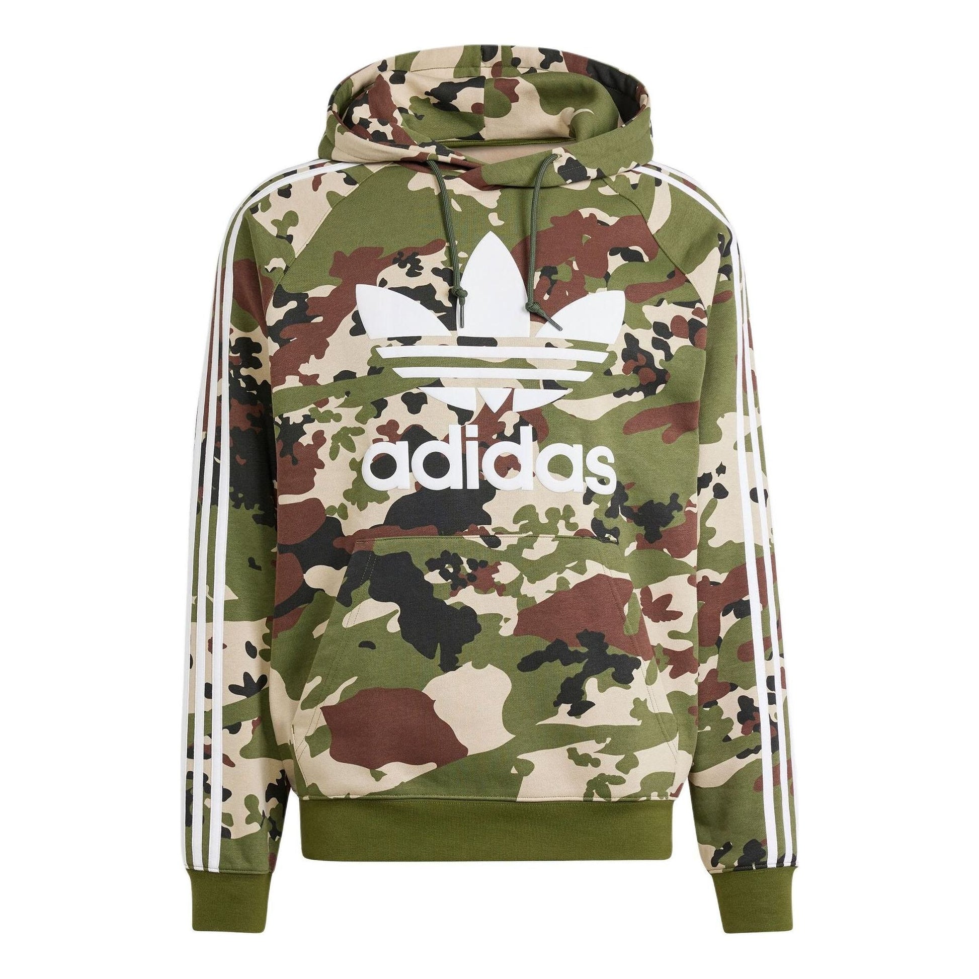 adidas Camo Graphic Hoodie Asia Sizing 'Green' IS0209