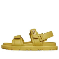 (WMNS) DIORact Sandal Saffron Yellow Lambskin KCQ547LAB_S30Y