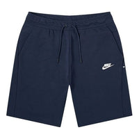 Nike Sportswear Tech Fleece Drawstring Sports Shorts Navy Blue 928513-451