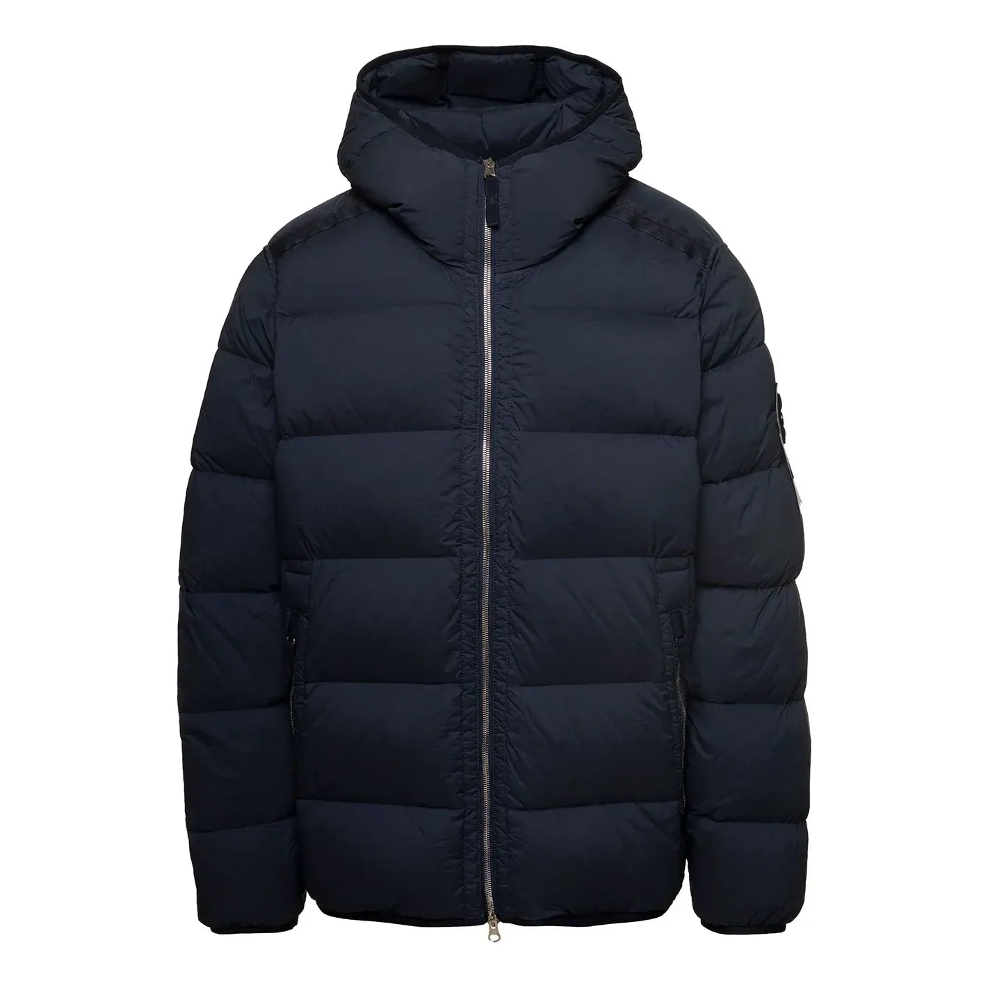 STONE ISLAND Compass Patch Zip-Up Puffer Jacket 'Navy' 791543728-V0020