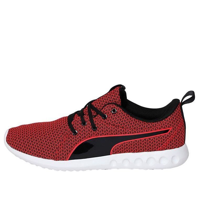 (WMNS) PUMA Carson 2 Knit Idp Running Shoes Red/Black/White 191004-02