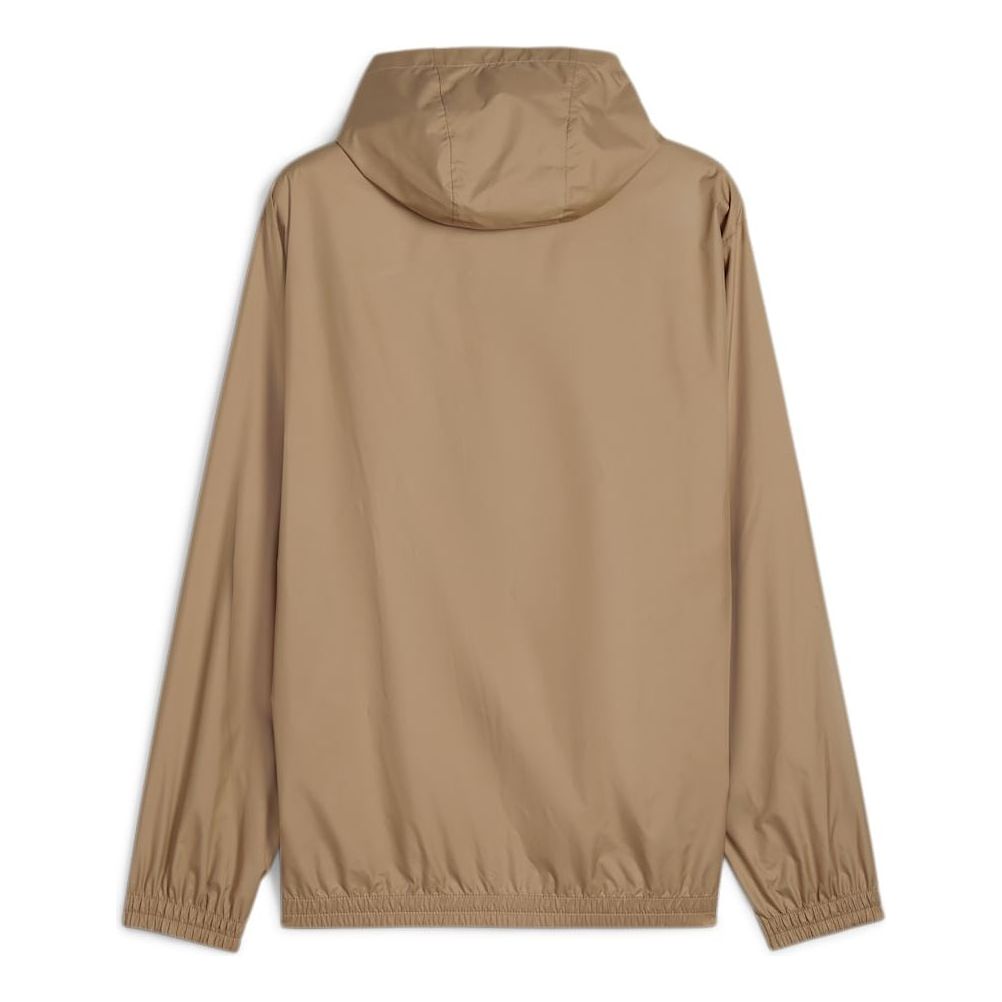 PUMA Hooded Graphic Windbreaker Jacket 'Beige' 623837-83