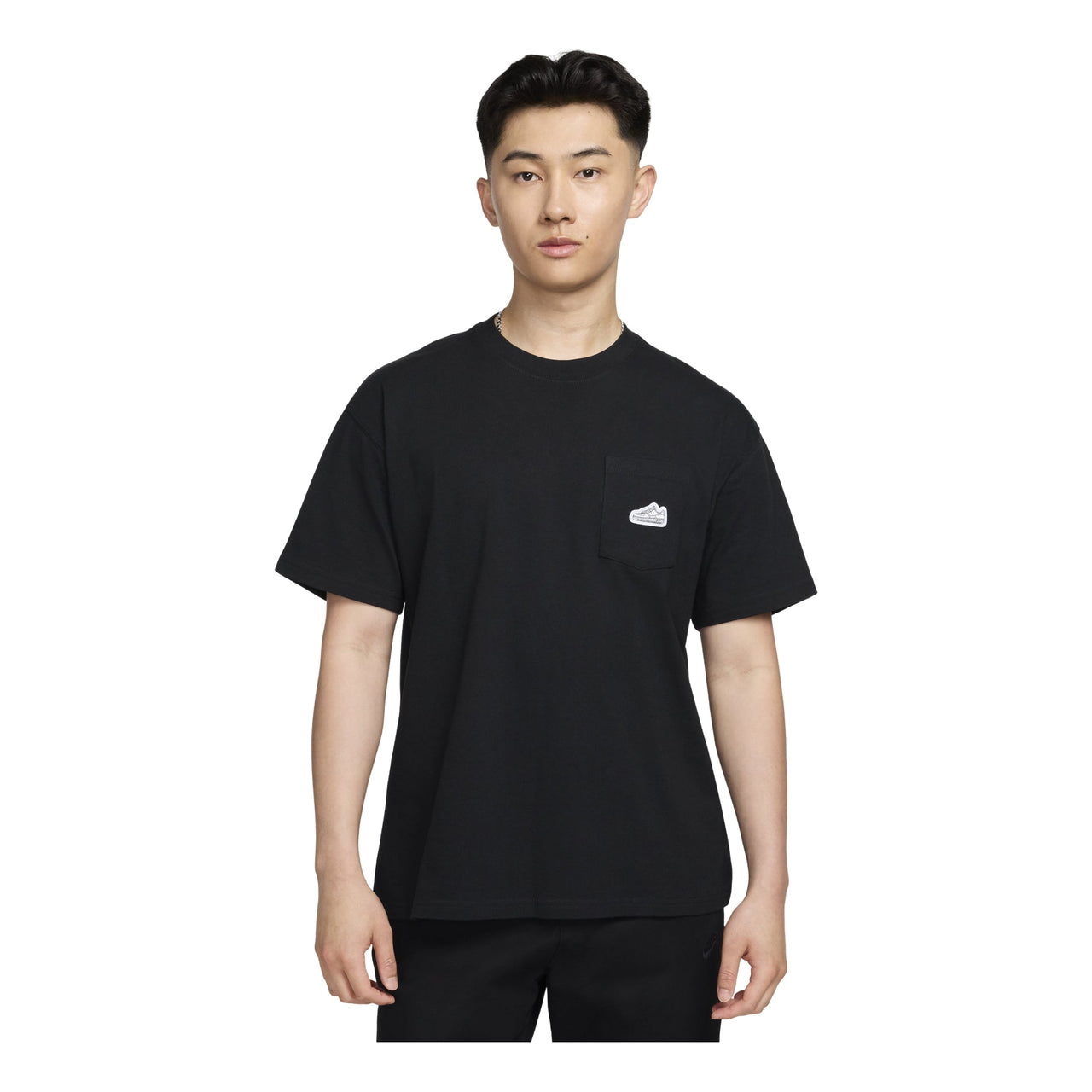 Nike Sportswear T-shirt Asia Sizing 'Black' FZ5414-010