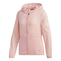 (WMNS) adidas Windbreaker Bos Jacket Windproof Pink Red FT2886