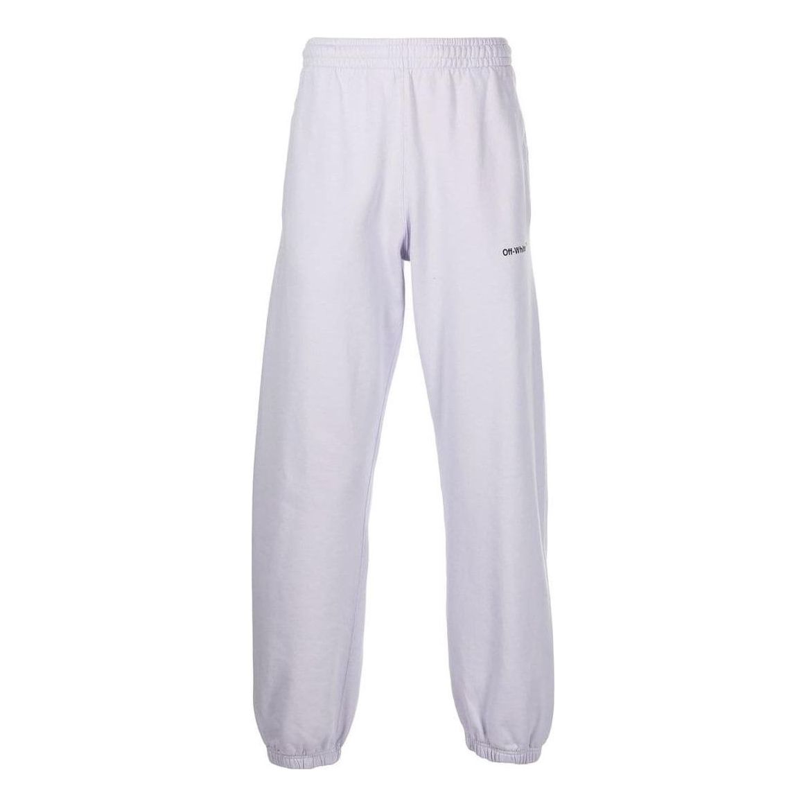 Men's Off-White SS22 Iconic Twill Printing Sports Pants/Trousers/Joggers Version Light Grey OMCH029F22FLE0043610