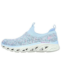 (WMNS) Skechers Glide Step Slip-on Shoes Blue 149328-LVMT