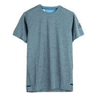 adidas Freelift Chill Running Training Sports Round Neck Short Sleeve Blue CE9524