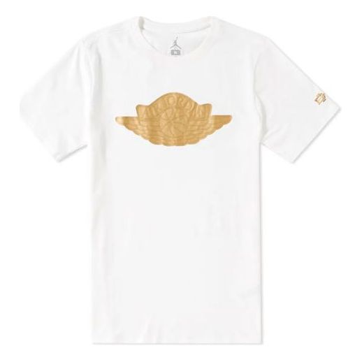 Nike Apparel s Men Air Jordan BHM Wings S/S T-Shi White 886616-100