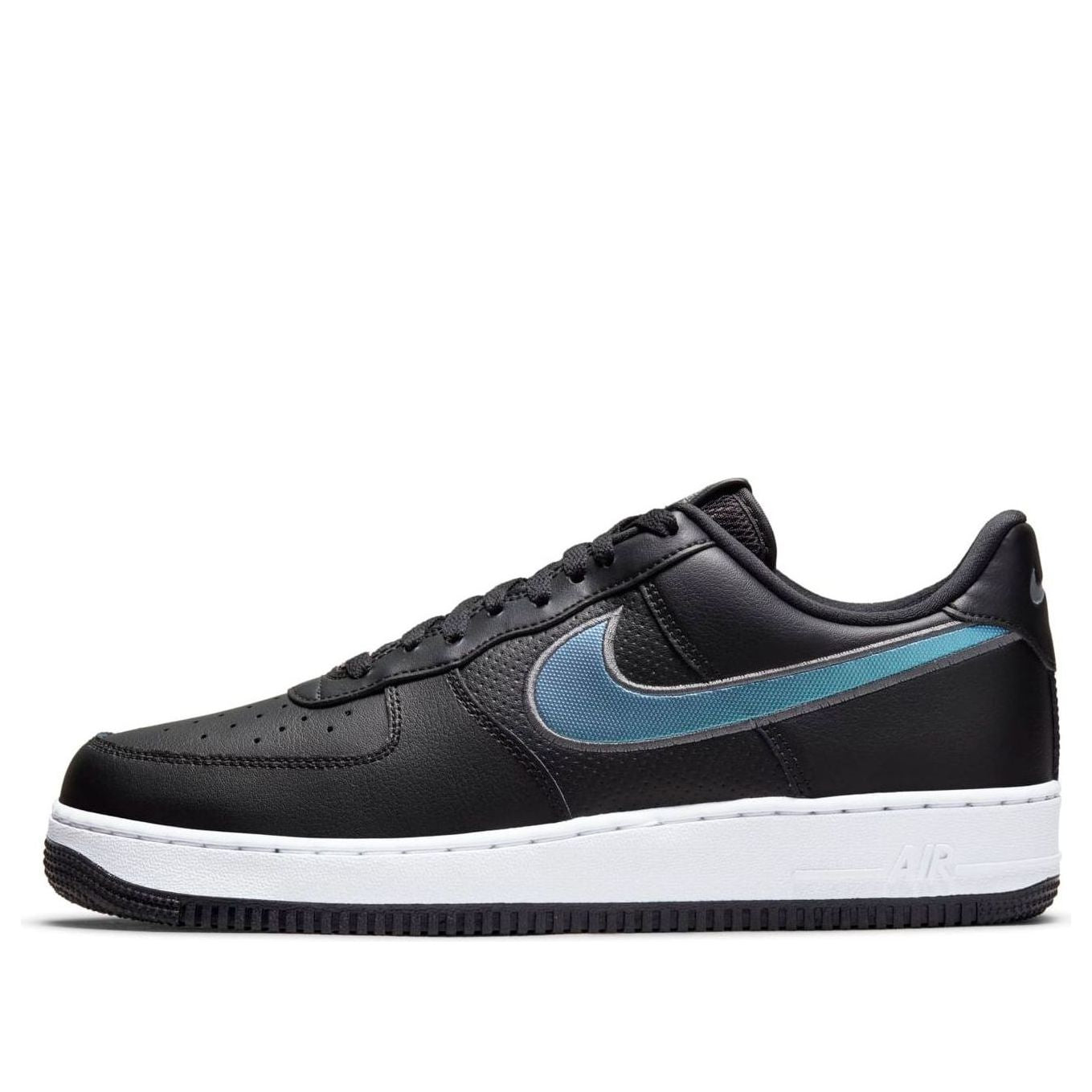 Nike Air Force 1 Low 'Black White Blue' DQ0812-001