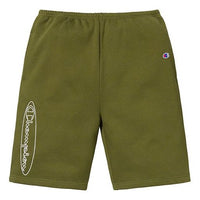 Supreme x Champion SS19 Outline Sweatshort Dark Olive SUP-SS19-10078