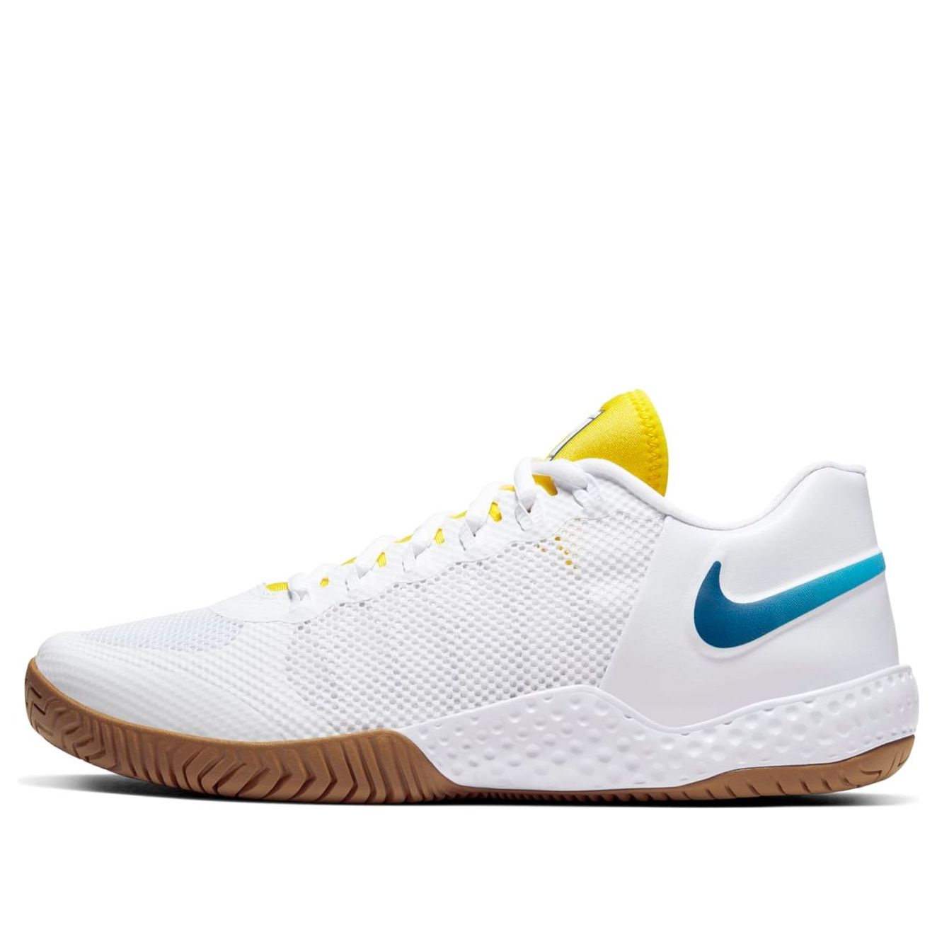 (WMNS) Nike Court Flare 2 'White Blue Yellow' AV4713-107