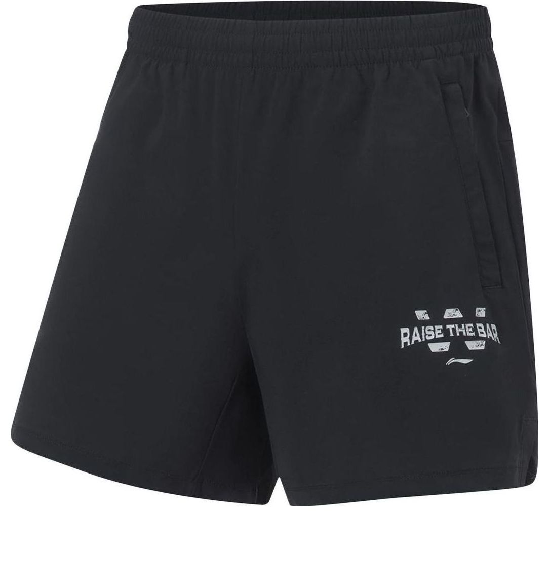 Li-Ning Graphic Training Shorts 'Black' AKYT321-1