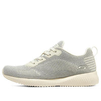 (WMNS) Skechers Bob's Sport Squad 'Grey Beige' 117074-OFWT
