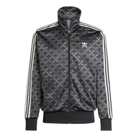 adidas Firebird Classic Monotrack Jacket Asia Sizing 'Black' IS0218