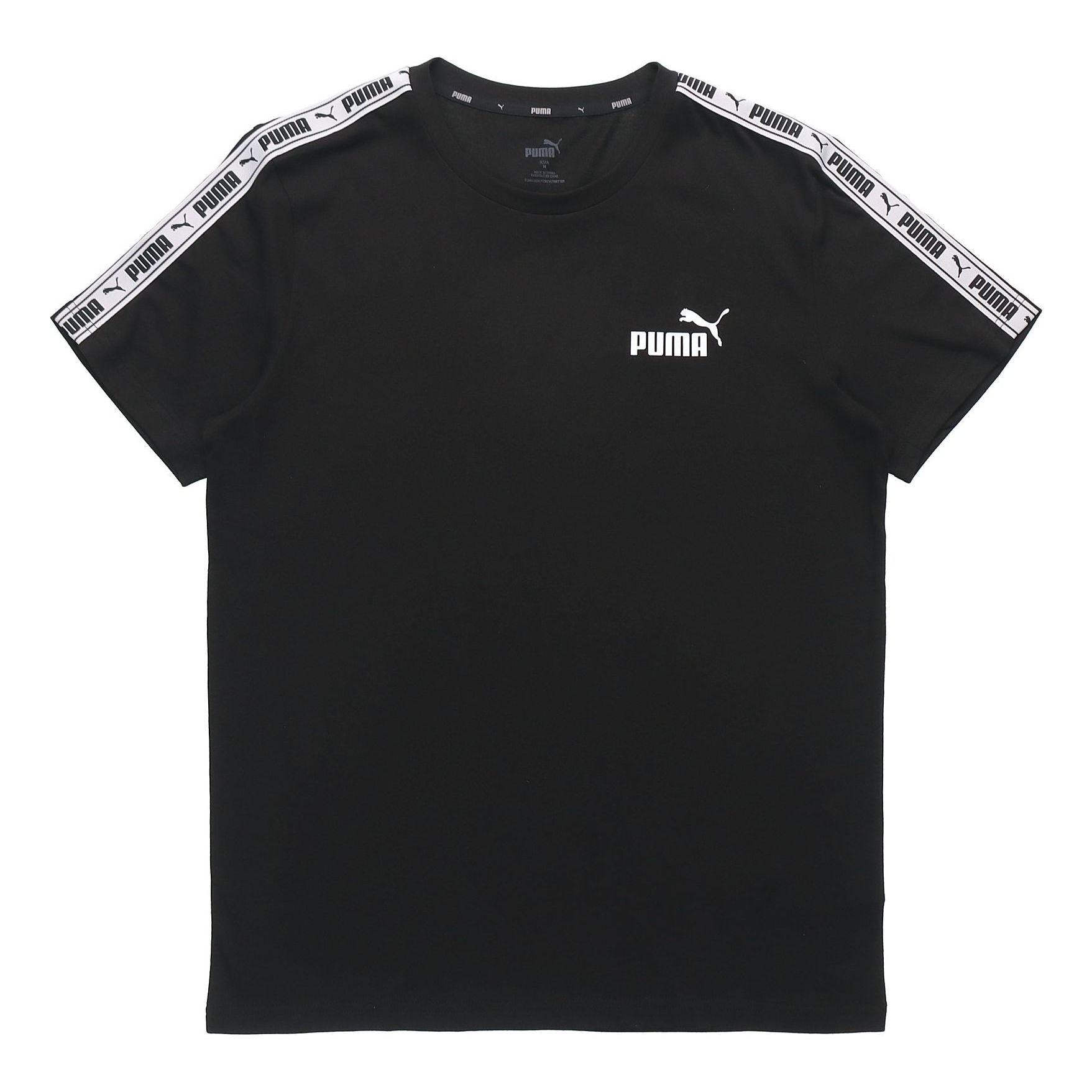 PUMA Taping Logo T-Shirt 'Black' 532557-01