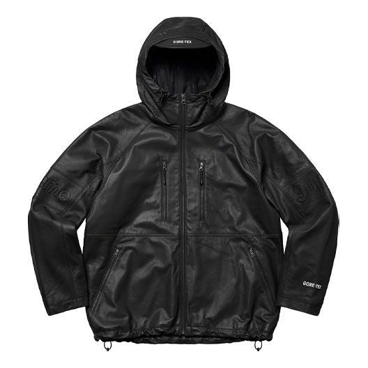 Supreme GORE-TEX Leather Jacket 'Black' SUP-SS22-263