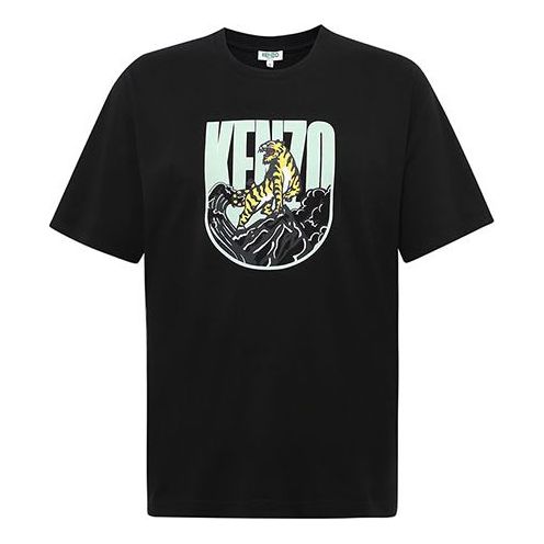 KENZO Gold Tiger Short Sleeve T-Shirt 'Black' F965TS0994Y5-99