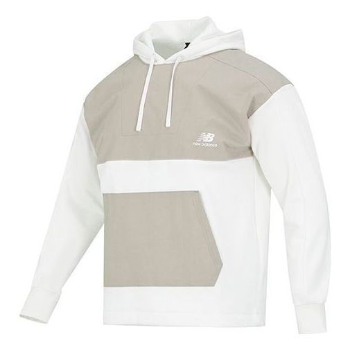 New Balance Classic Hoodie Asia Sizing 'White Grey' AMT24368-CIC