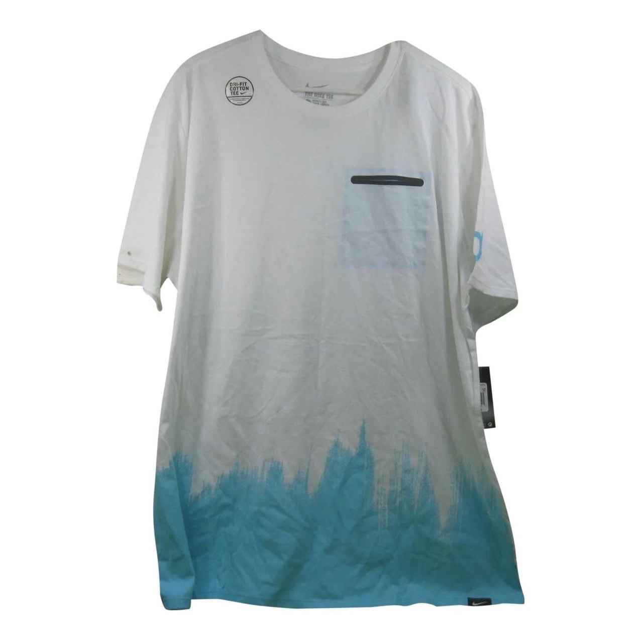NIKE Kevin Durant 8 Pocket T-Shirt 'White Blue' 802230-407