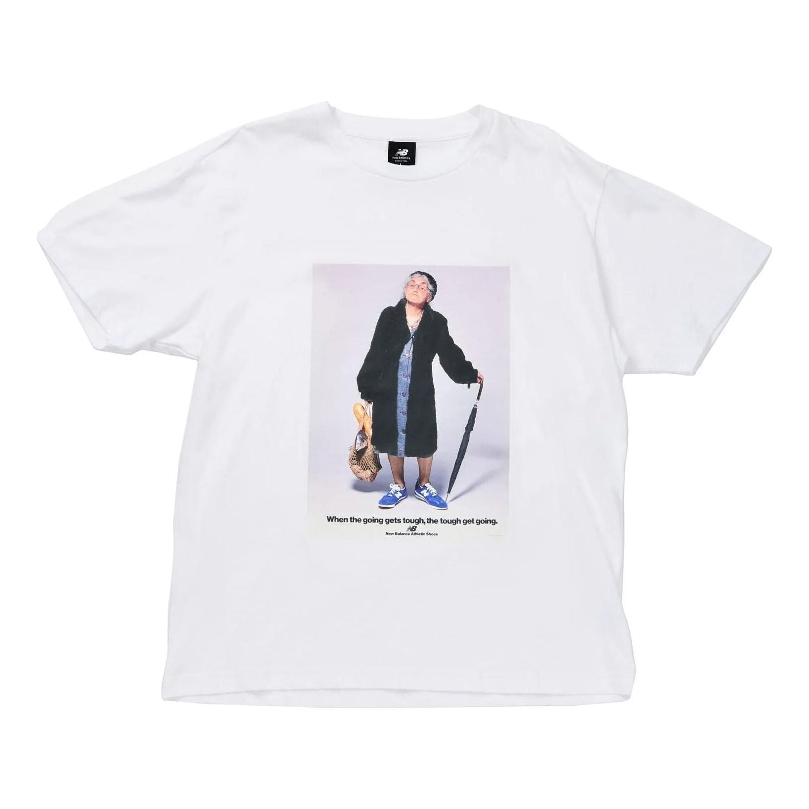 New Balance Essentials Grandma T-shirt Asia Sizing 'White' AMT21552-WT