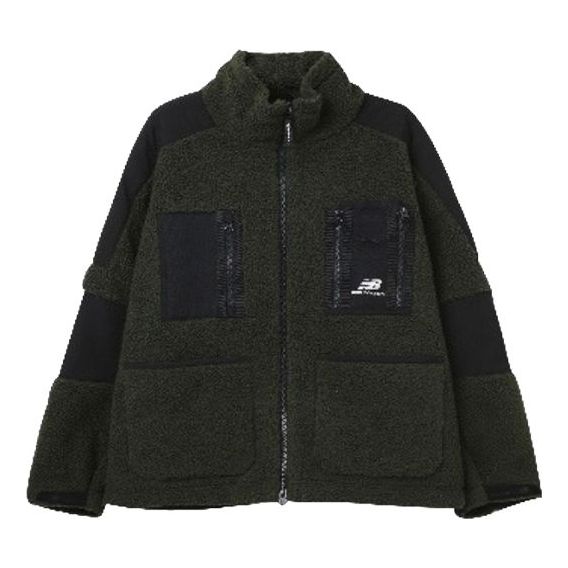 New Balance Winter Warm Coat Asia Sizing 'Green Black' MDA43121-KH