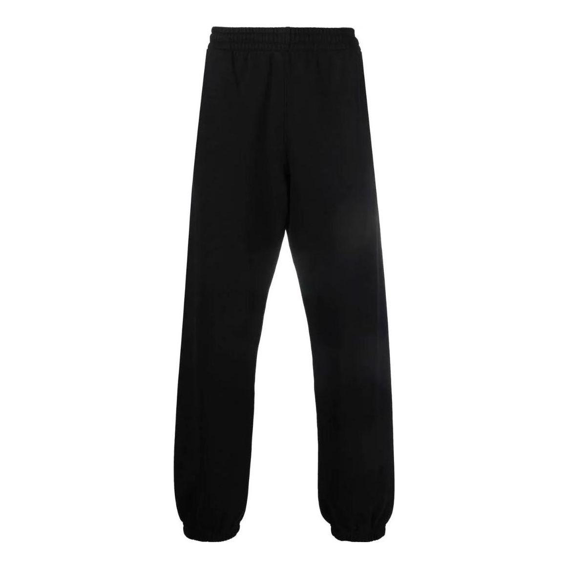Men's Off-White SS22 Solid Color Arrow Pattern Printing Sports Pants/Trousers/Joggers Version Black OMCH029F21FLE00110101010