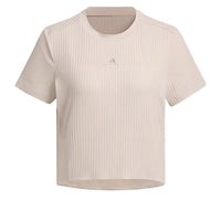 (WMNS) adidas MODERN TECH T-shirt 'Beige' JI9805