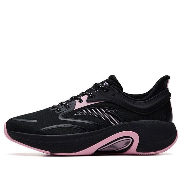 (WMNS) ANTA Running Series Sneakers 'Lightweight Black Pink' 122235556-2