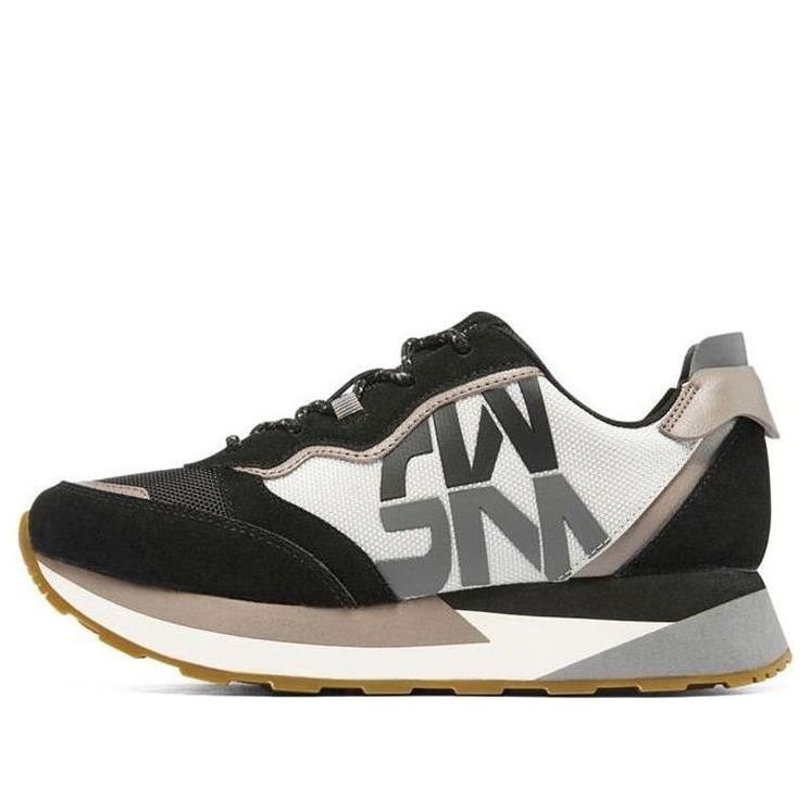 (WMNS) Skechers Heydayz 'Black White' 155494-BKMT