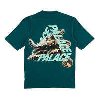 PALACE Octo T-Shirt Back Printing Pattern Short Sleeve Unisex Forest Green P15TS160