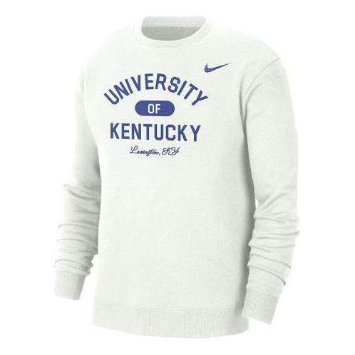 Nike Kentucky College Crew-Neck Sweatshirt 'Summit White' FN8053-121
