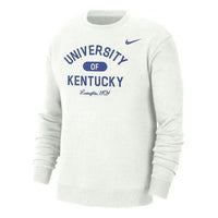 Nike Kentucky College Crew-Neck Sweatshirt 'Summit White' FN8053-121
