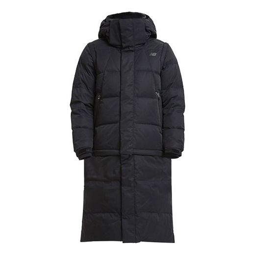 New Balance Lifestyle Long Down Parka Asia Sizing 'Black' NP846041-BK