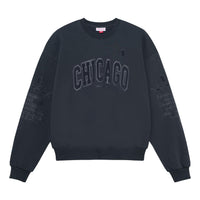 Mitchell & Ness x NBA Chicago Bulls Sweatshirt 'Dark Grey' MNJYFWF22003-CARBON-GARY