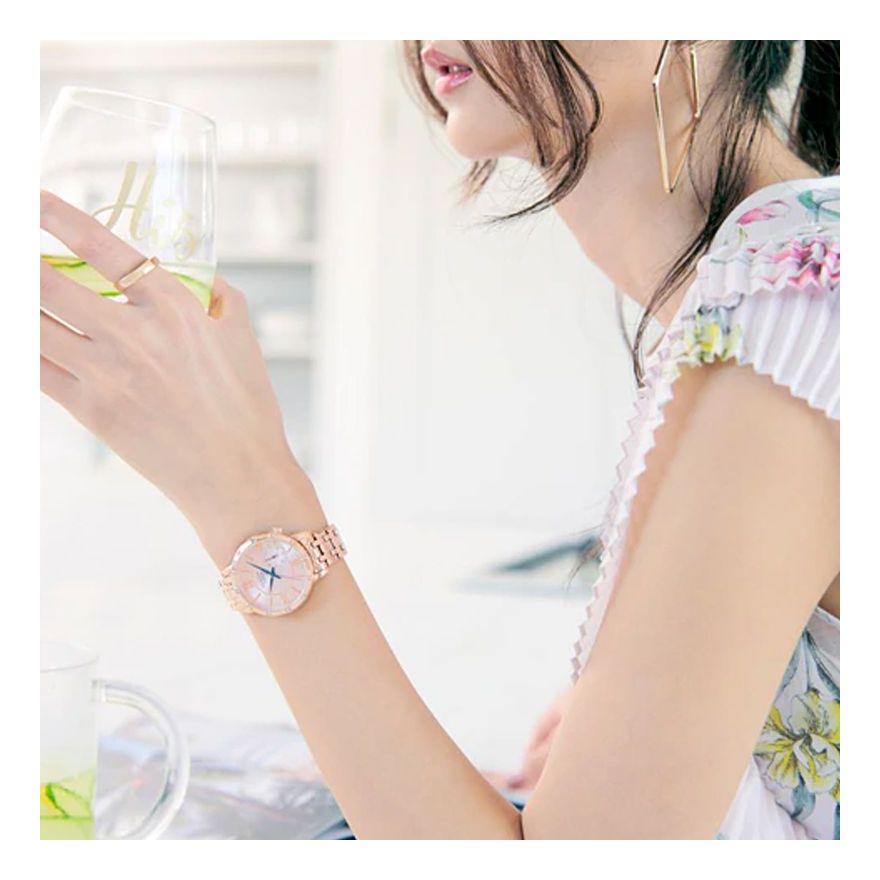 CASIO SHEEN Elegant Rose Gold Series Business SHE-3046PG-4A Pink Analog SHE-3046PG-4A2021
