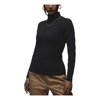 (WMNS) Air Jordan Long-Sleeve Mock Neck Top 'Black' FQ8059-010