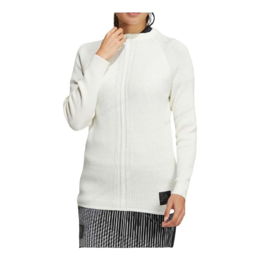 (WMNS) adidas Statement Blended Cashmere Sweater Asia Sizing 'White' HG1677