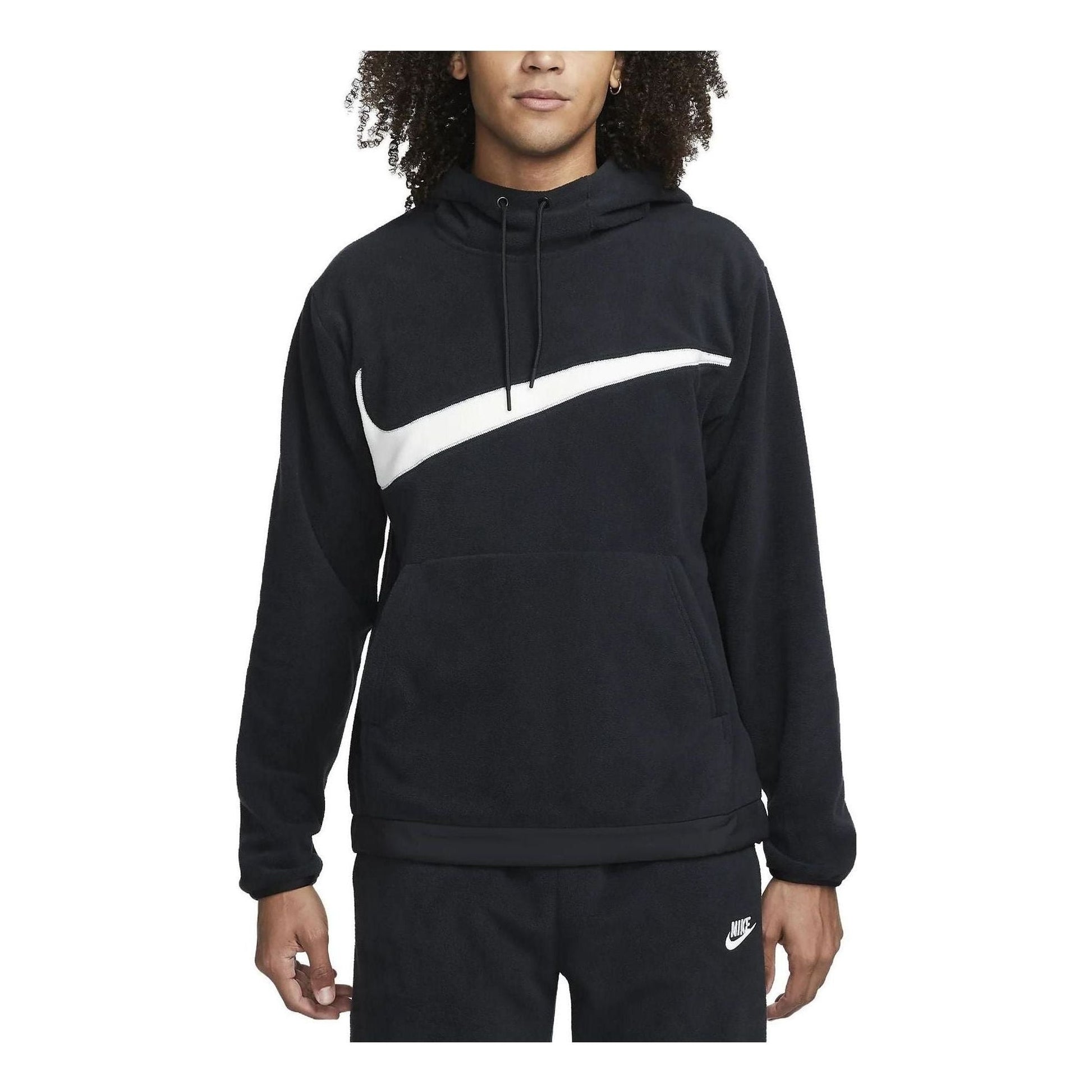 Nike CLUB+ Fleece Winterized Pullover Hoodie 'Black' DQ4896-010
