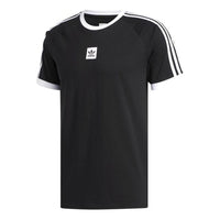 adidas originals Cali 2.0 Tee Casual Sports Round Neck Short Sleeve Black EC7375